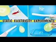 Video thumbnail for 7 Awesome Static Electricity Experiments for Kids