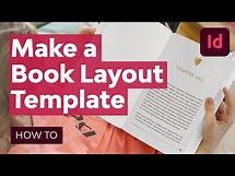Video thumbnail for How to Make an InDesign Book Layout Template