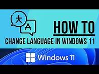 Video thumbnail for How To Change Language In Windows 11 (2023)
