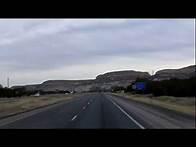 Video thumbnail for Interstate 40 Eastbound, Arizona into New Mexico