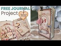 Video thumbnail for FREE PRINTABLE PROJECT - Shabby Chic Junk Journal - Beginner Friendly, Easy to Make Journal