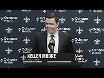 Video thumbnail for Saints HC Kellen Moore's Introductory Press Conference