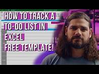 Video thumbnail for Free Excel Task Tracker Template & To-Do List | TeamGantt
