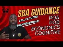 Video thumbnail for CSEC SBA Guidance: POA POB and Economics Cognitive SBA with Examples