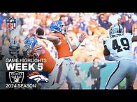 Video thumbnail for Las Vegas Raiders vs. Denver Broncos | 2024 Week 5 Game Highlights