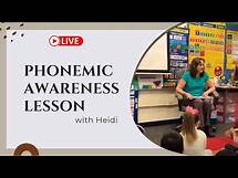 Video thumbnail for Phonemic Awareness Lesson with Heidi (Michael Heggerty)