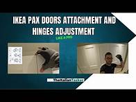 Video thumbnail for PAX Wardrobe Assembly: How to Attach Doors and Set Hinges (Like a Pro!)