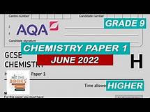 Video thumbnail for Chemistry Paper 1 (WALKTHROUGH) - June 2022 (GCSE)
