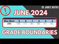 Video thumbnail for Grade Boundaries & Paper 2 Reaction | Maths IGCSE JUNE 2024 Edexcel |