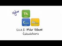 Video thumbnail for Higher Chemistry: Unit 3 - Molar Volume Example Exam Questions