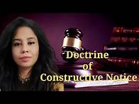 Video thumbnail for Doctrine of Constructive Notice | Corporate law | Reema Baruah (M.Com, LLB)