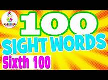 Video thumbnail for 100 SIGHT WORDS for Kids | High Frequency Words for Children