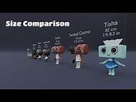 Video thumbnail for Dandy's world All Characters height and size comparison