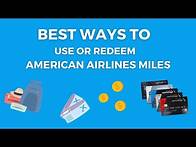 Video thumbnail for How to Use/Redeem American Airlines Miles - Ways to Spend AA Miles