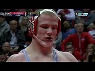 Video thumbnail for Jordan vs. Hall - 174 LBs - Big Ten Wrestling Championship