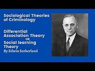 Video thumbnail for Differential Association Theory | Social Learning Theory | Criminology | CSS