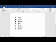 Video thumbnail for How to Insert Symbol as a Bullet in Word