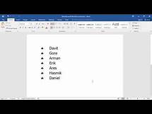 Video thumbnail for How to Insert Symbol as a Bullet in Word