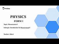 Video thumbnail for Measurement and SI Units (Lesson 1 of 11 Physics Form 1 Topic 2 - Measurement)