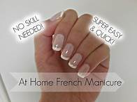 Video thumbnail for Easiest French Manicure Tutorial EVER!