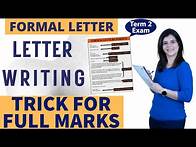 Video thumbnail for How To Write Formal Letter In English | Letter Writing Trick In English CBSE 10 | ChetChat