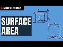 Video thumbnail for How to calculate the Surface Area - Maths Literacy