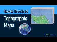 Video thumbnail for Downloading Topographic Maps using Google Earth
