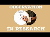 Video thumbnail for Qualitative observation - how to plan, conduct and analyze observations in qualitative research