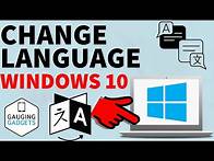 Video thumbnail for How to Change Language in Windows 10