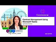 Video thumbnail for Contract Management in Microsoft Teams