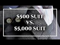 Video thumbnail for Difference Between Cheap $500 Custom Suit & $5,000 Tailor-Made Bespoke Suits