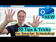 Video thumbnail for 10 NEW Microsoft Outlook Calendar Tips & Tricks for 2024