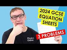 Video thumbnail for 3 Problems with the 2024 GCSE Physics Equation Sheets