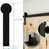 Video thumbnail for Sliding Barn Door Hardware Kit for Single/Double Door CCJH