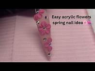 Video thumbnail for How to create 3D acrylic flowers | beginner nail tutorial | 3d flowers