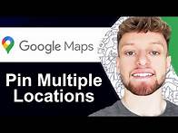 Video thumbnail for How To Pin Multiple Locations on Google Maps (Step By Step)