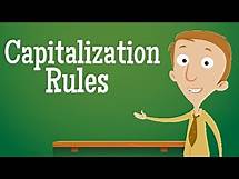 Video thumbnail for Capitalization Rules | Classroom Language Arts Video