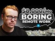 Video thumbnail for 9 Boring But High Paying Remote Jobs (Always Hiring in 2025)