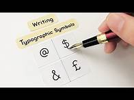 Video thumbnail for Writing Typographic Symbols