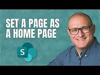 Video thumbnail for How to make any SharePoint page the new Home page