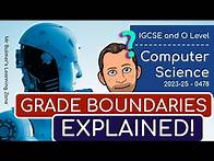 Video thumbnail for COMPUTER SCIENCE GRADE BOUNDARIES EXPLAINED! A*=72%...?
