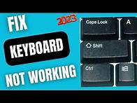 Video thumbnail for Fix Keyboard Not Working in Windows 11 | Fix Keyboard Not Detecting Problem