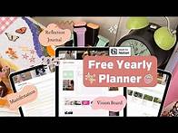 Video thumbnail for Yearly planner 2025 | Free Notion template | digital planning | Vision Board | Reflection journal