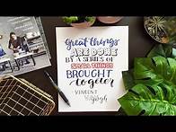 Video thumbnail for 8 Hand Lettering Fonts! How-To Draw Different Styles