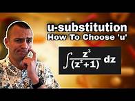 Video thumbnail for How to choose u in u-substitution - Integration by Substitution Choosing u | Jake's Math Lessons