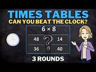Video thumbnail for Times Tables Challenge: Can You Beat the Clock?