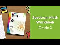 Video thumbnail for Spectrum® 3rd Grade Math Practice Workbook
