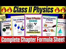 Video thumbnail for 🔥 Class 11 Physics Formula Sheet | Complete Chapterwise Formula Sheet for JEE & NEET | Must for Exam