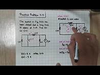 Video thumbnail for Practice Problem 7.12 Fundamental of Electric Circuits (Sadiku) 5th Ed - First Order RL Circuit