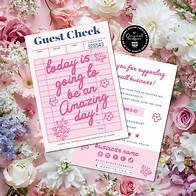 Video thumbnail for Trendy Business Thank You Card Canva Template, Editable Guest Check Customer Thank You Business Packaging, DIY Cute Fun Insert Card - LOLA - Etsy